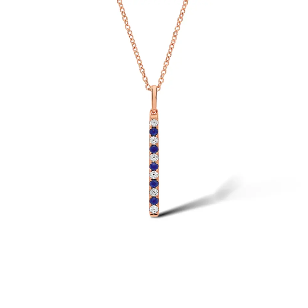 Two Color Rose Gold Pendant